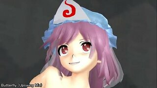 ���ોડ કરી રહ્યું છે આ તારોને માટે &#039;【MMD】Saigyoji Yuyuko વિ રફ સવારી મશીન【આર-18】
