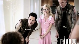 Warm poesie, amateur, groot blond kry fucked eerste keer